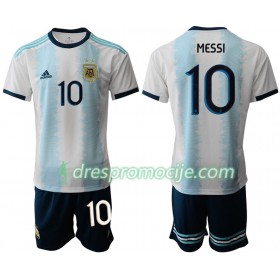 Argentina Dres MESSI 10 Dječji Domaći Copa América 2019 Kratkih Rukava